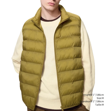 Uniqlo Men's Pufftech Vest 45 Yellow