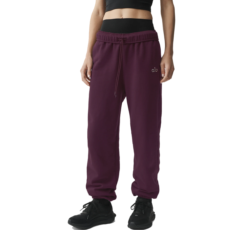 alo Women's Accolade Sweatpant Rich Bordeaux