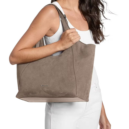 Michael Kors Women's Bernie Large Tote Bag Mushroom