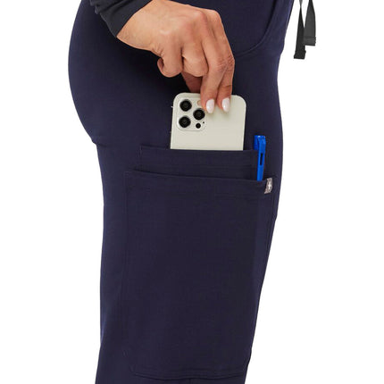 FIGS Women's Kade Cargo Scrub Pants Navy