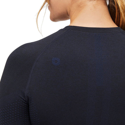 FIGS Women's Salta Seamless Longsleeve Underscrub Navy