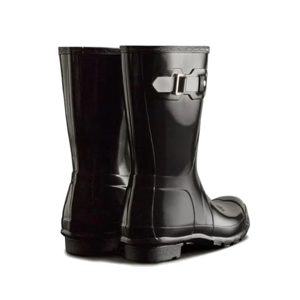 Hunter Women's Original Short Gloss Rain Boots Black