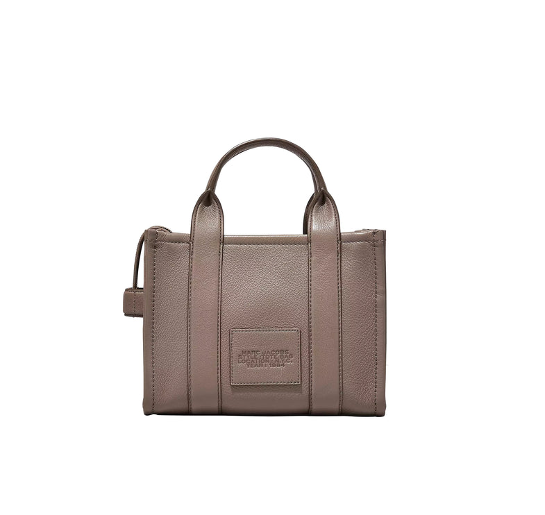 Marc Jacobs Women's The Leather Small Tote Bag Cement
