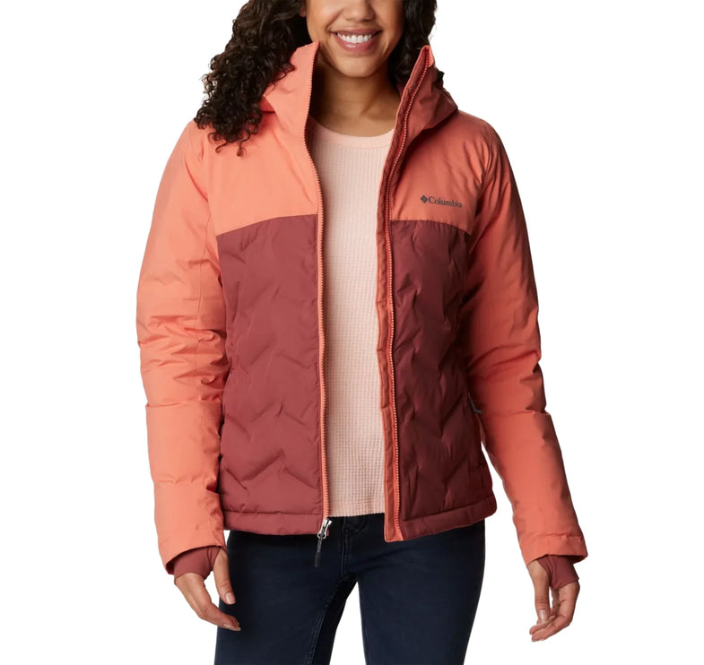 Columbia Women's Grand Trek II Down Jacket Beetroot/Faded Peach