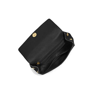 Michael Kors Women's Ava Extra Small Saffiano Leather Crossbody Black - Hemen Kargoda