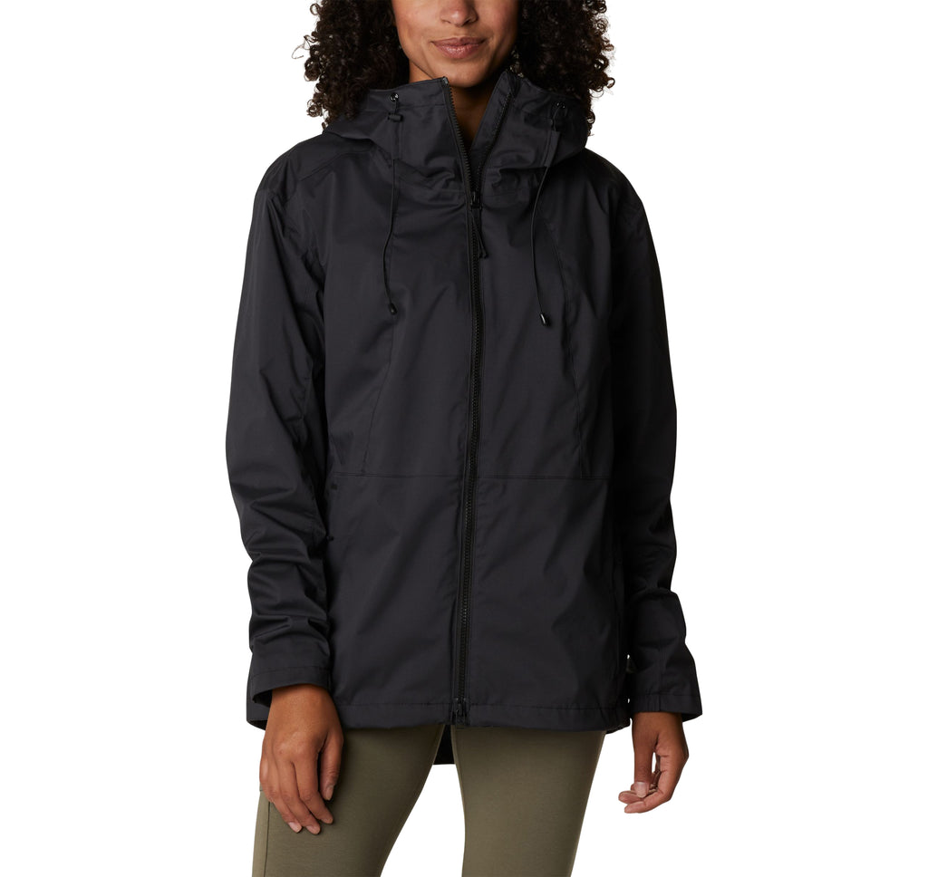 Columbia Women's Sunrise Ridge Rain Jacket Black