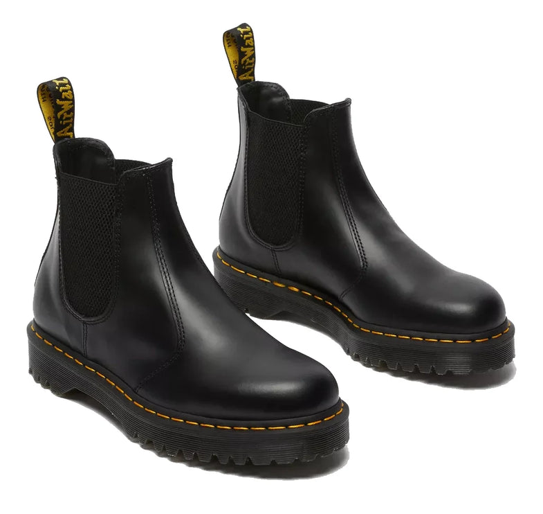 Dr. Martens Unisex 2976 Bex Smooth Leather Chelsea Boots Black