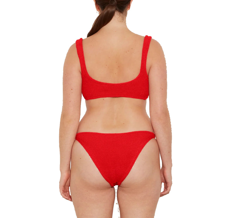 HUNZA G Women's Juno Bikini Red