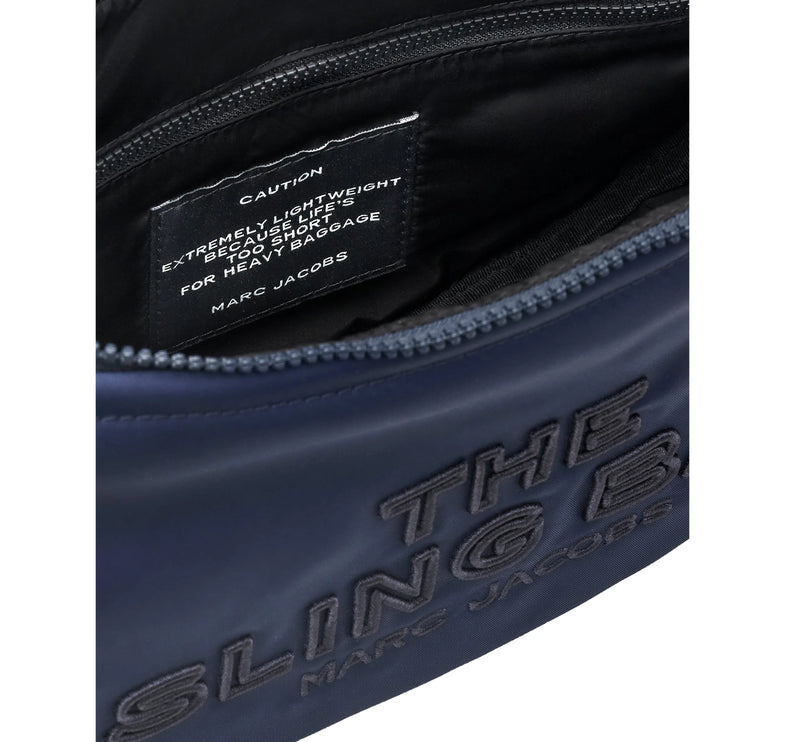 Marc Jacobs Women's The Puffy Nylon Sling Bag Blue Sea