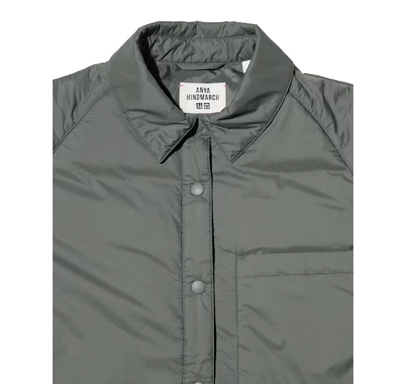 Uniqlo Women's Pufftech Shirt Jacket 56 Olive