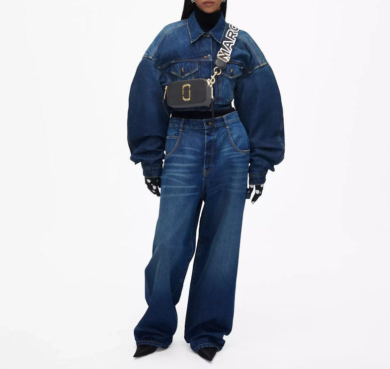 Marc Jacobs Women's The Snapshot Crossbody Bag Black Multi