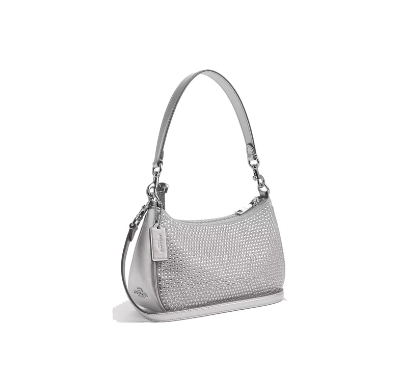 Coach Women's Teri Shoulder Bag Silver/Silver