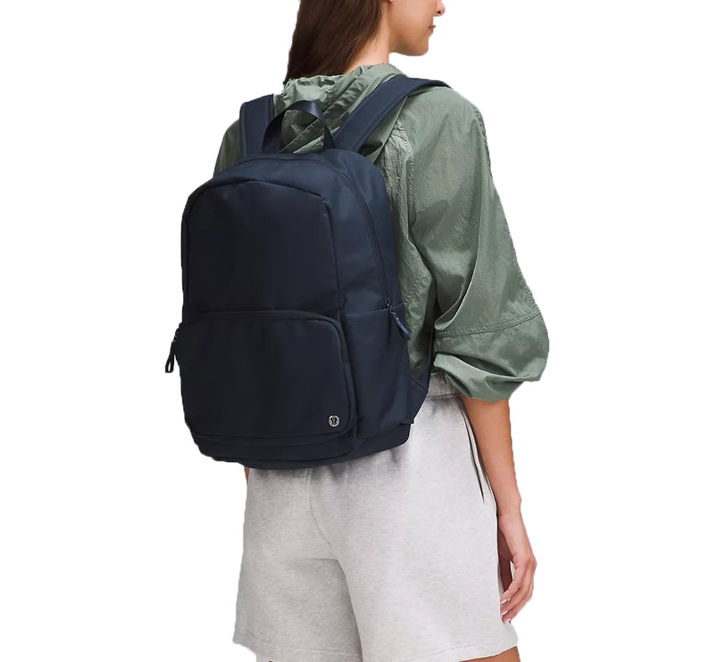 lululemon Unisex Everywhere Backpack 22L Tech Canvas True Navy/Traverse Grey