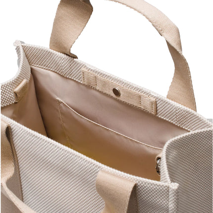 lululemon Women's Two-Tone Canvas Mini Tote Bag 4.5L Mojave Tan/Light Ivory