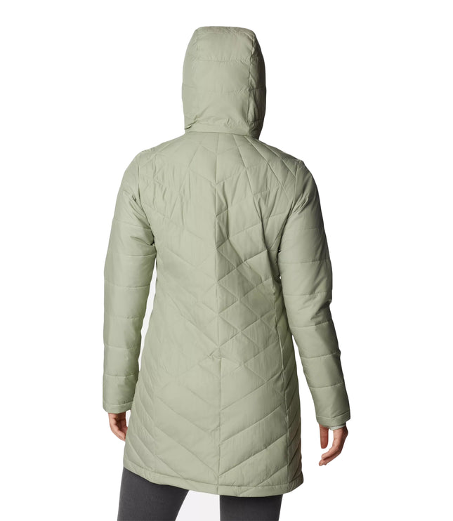 Columbia Women's Heavenly Long Hooded Jacket Safari