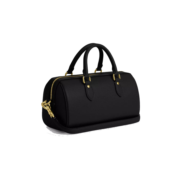 Coach Women's Rowan Long Satchel Bag Gold/Black