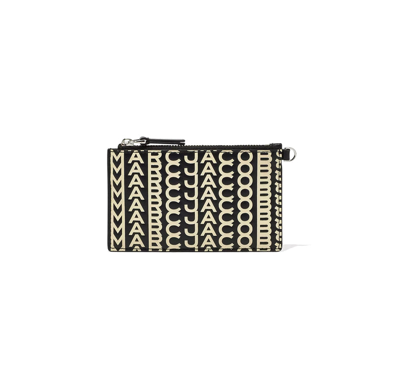 Marc Jacobs Women's The Monogram Leather Top Zip Wristlet Multi
