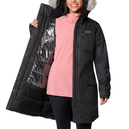 Columbia Women's Suttle Mountain Long Insulated Jacket Black