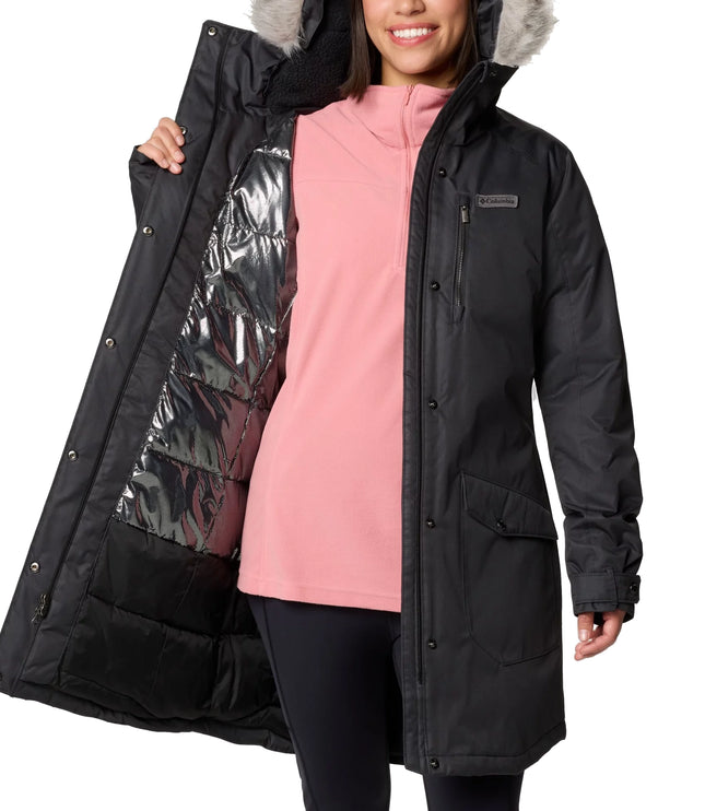 Columbia Women's Suttle Mountain Long Insulated Jacket Black