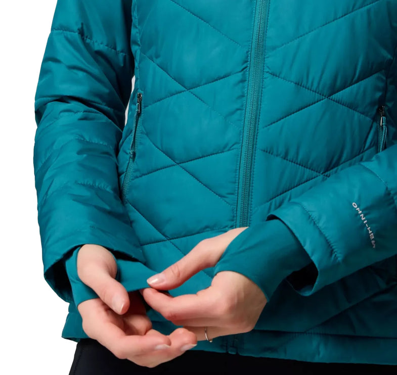 Columbia Women's Heavenly Hooded Jacket River Blue
