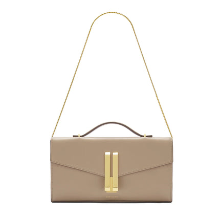 DeMellier London Women's The Vancouver Clutch Dark Sand