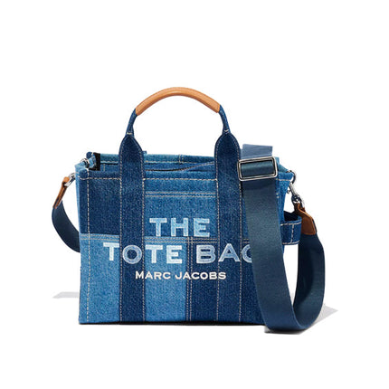 Marc Jacobs Women's The Denim Small Tote Bag Blue - Hemen Kargoda