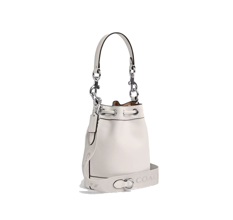 Coach Women's Mini Bucket Bag Silver/Chalk