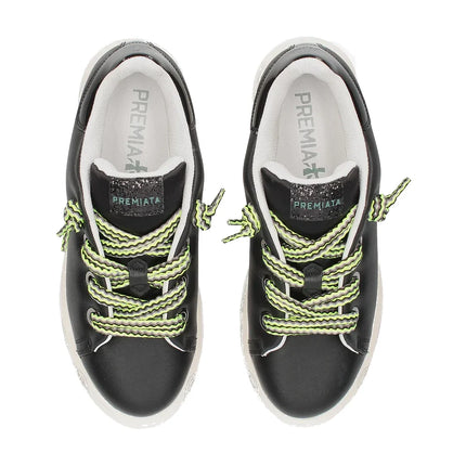 Premiata Women's Belle Sneakers Black 6550