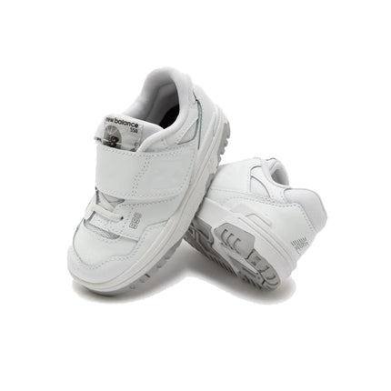 New Balance Toddler's 550 Bungee Lace with Top Strap White IHB550PB - Özel İndirim