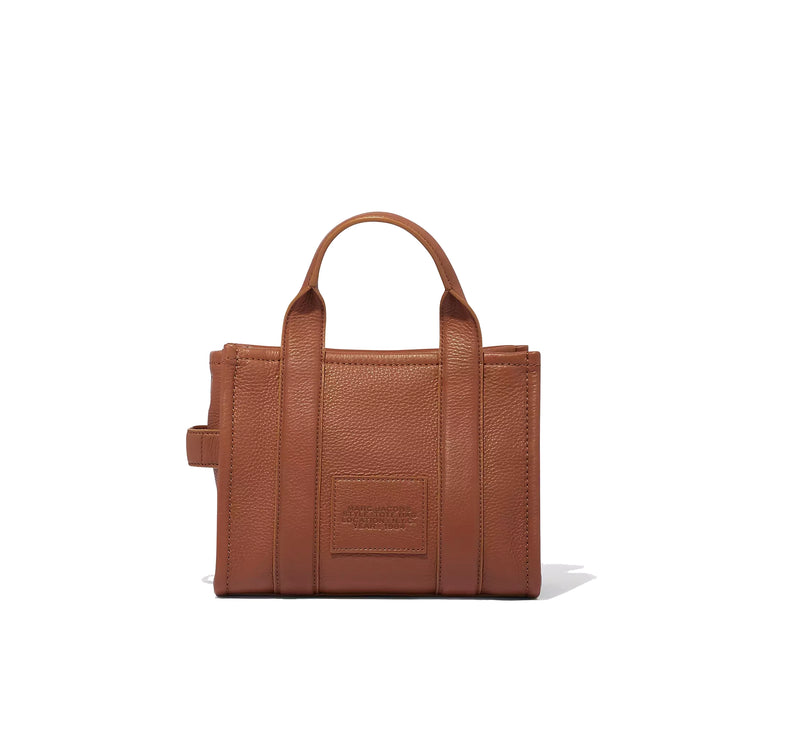 Marc Jacobs Women's The Leather Small Tote Bag Argan Oil