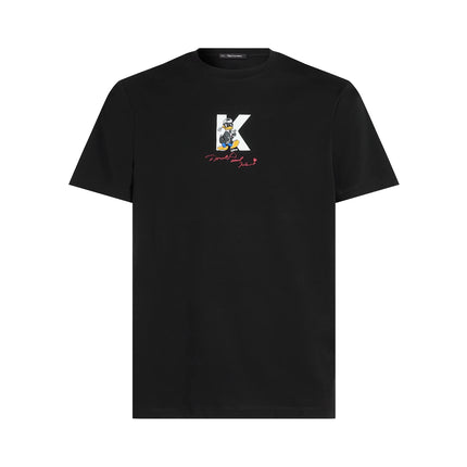 Disney x KARL LAGERFELD Men's T-Shirt Black