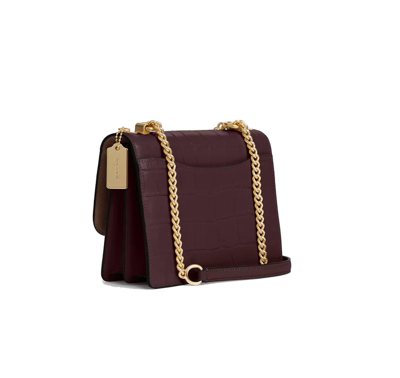 Coach Women's Klare Crossbody Bag Gold/Merlot