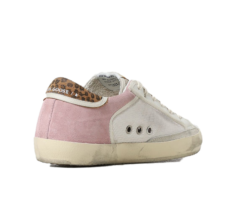 Golden Goose Women's Super Star Sneakers Pink/Leopard