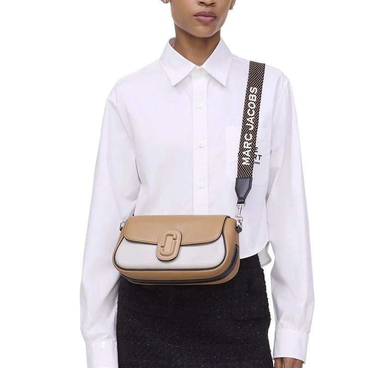 Marc Jacobs Women's The Colorblock Large Clover Shoulder Bag Camel Multi