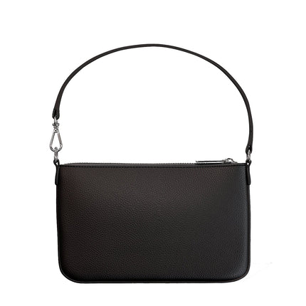 Michael Kors Women's Jet Set Small Pebbled Leather Convertible Wristlet Black