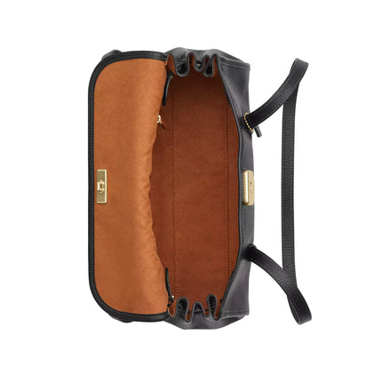 Coach Women's Bridget Flap Shoulder Bag Gold/Black