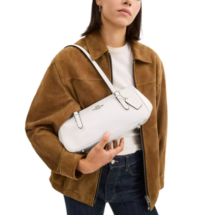 Coach Women's Asher Shoulder Bag Silver/Chalk