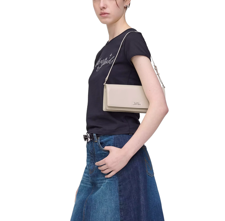 Marc Jacobs Women's The Glam Mirror Shoulder Bag Cotton White