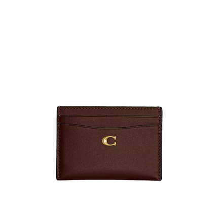Coach Women's Essential Card Case Brass/Maple