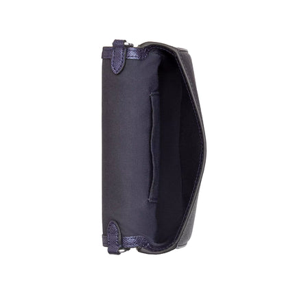 Coach Women's Mini Josie Top Handle Bag In Signature Canvas Silver/Blue/Navy