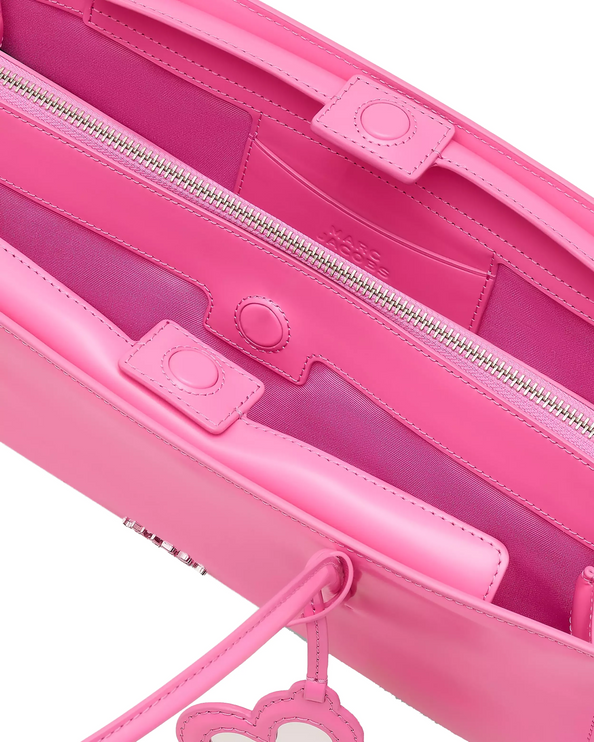 Marc Jacobs Women's The Glam Mirror Satchel Bag Bow Pink