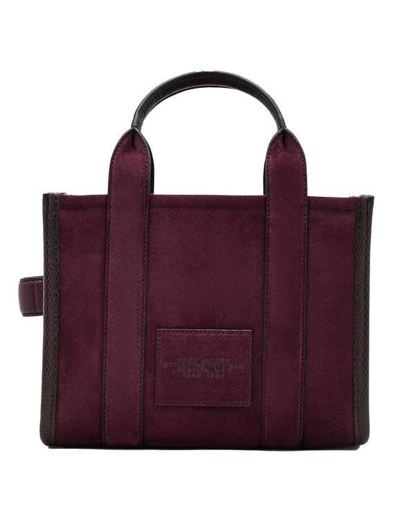 Marc Jacobs Women's The Suede Small Tote Bag Dark Plum