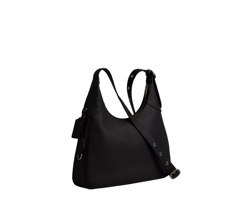 Coach Women's Ella Shoulder Bag Gunmetal/Black