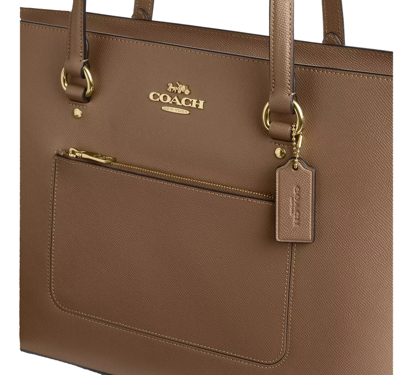 Coach Women's Station Tote Bag Gold/Dark Stone