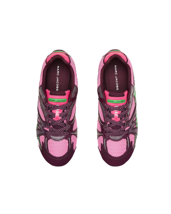 Marc Jacobs Women's The 72 Spring Sneaker Raspberry Pink Multi