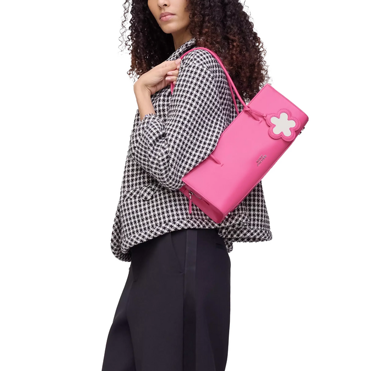 Marc Jacobs Women's The Glam Mirror Satchel Bag Bow Pink