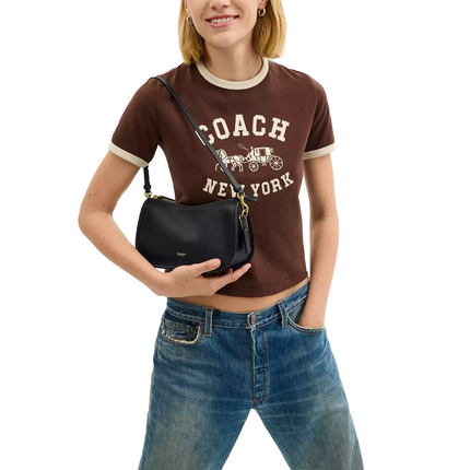 Coach Women's Waverly Bag Brass/Black