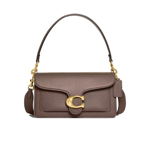 Coach Women's Tabby Shoulder Bag 26 Brass/Dark Stone