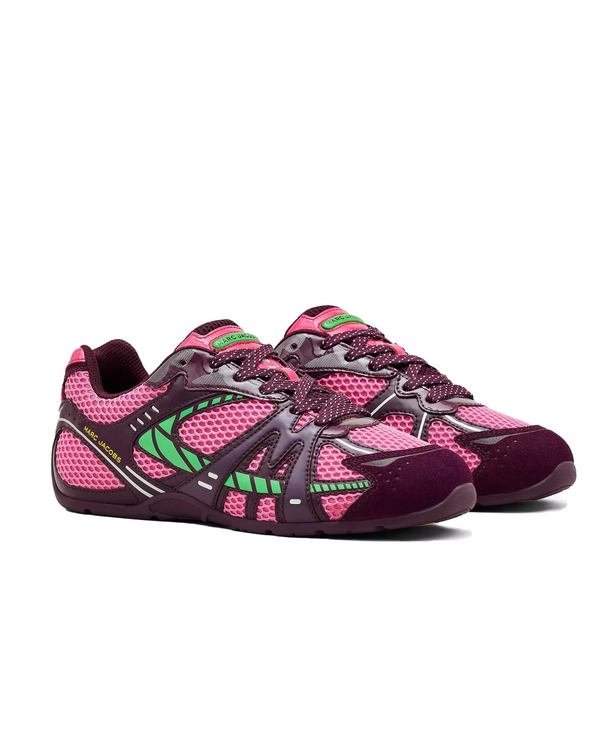 Marc Jacobs Women's The 72 Spring Sneaker Raspberry Pink Multi
