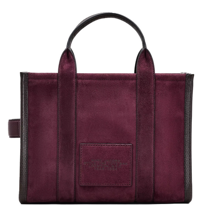 Marc Jacobs Women's The Suede Medium Tote Bag Dark Plum